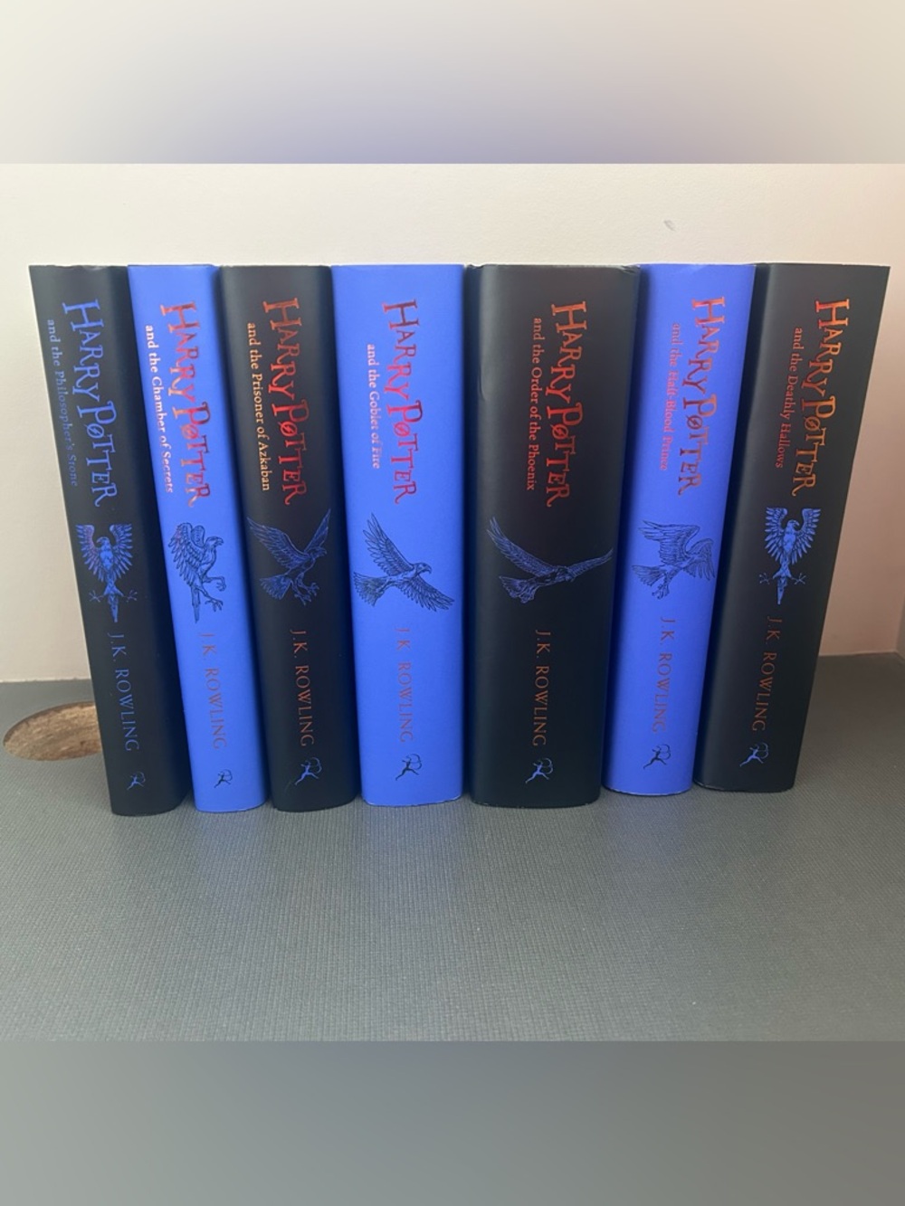 Harry Potter Ravenclaw Hardcover Books 1-7 Complete Set
